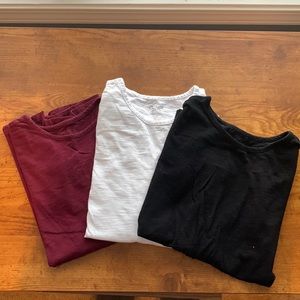 Lot of Children’s Place Girls 7/8 Long Sleeve Solid Shirts